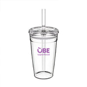 Unbreakable Ube glass to go (450ml/16oz)
