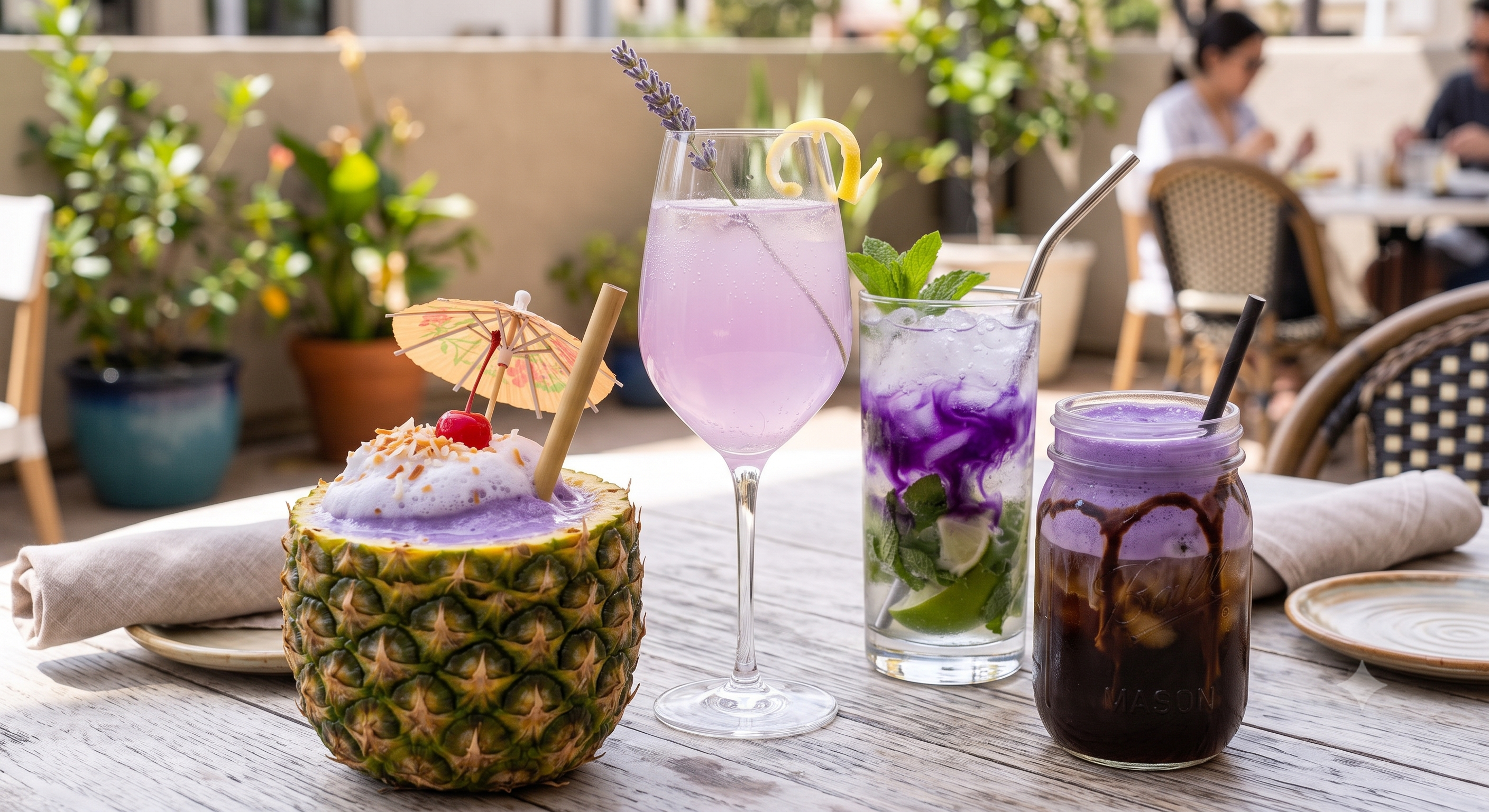 4 Vibrant Ube Mocktails to Cool Your Summer