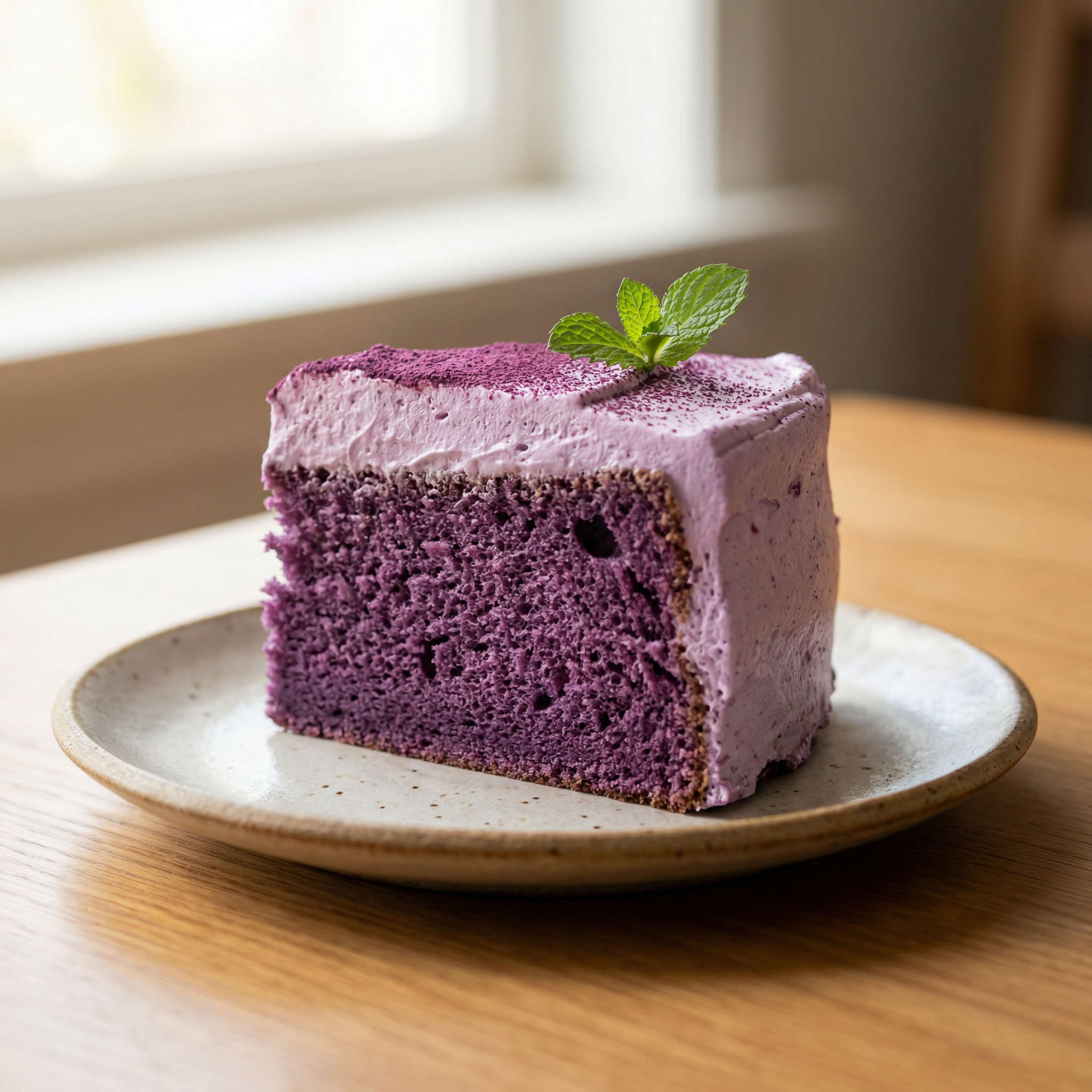 The Ultimate Vibrant Ube Cake