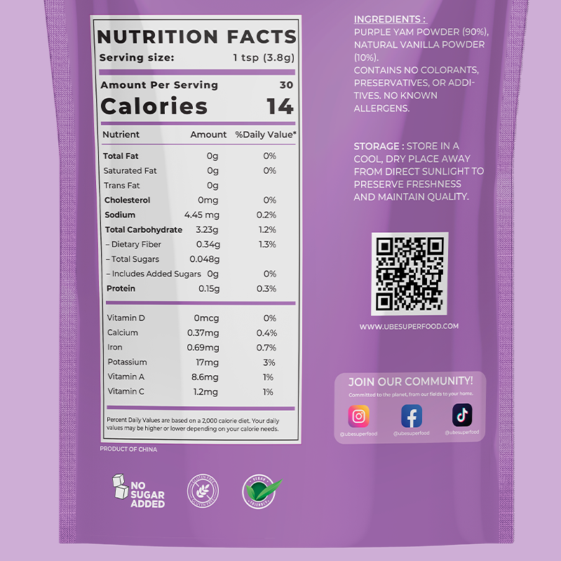 Ube Powder Hs Code Natural Ube powder – Ube Superfood