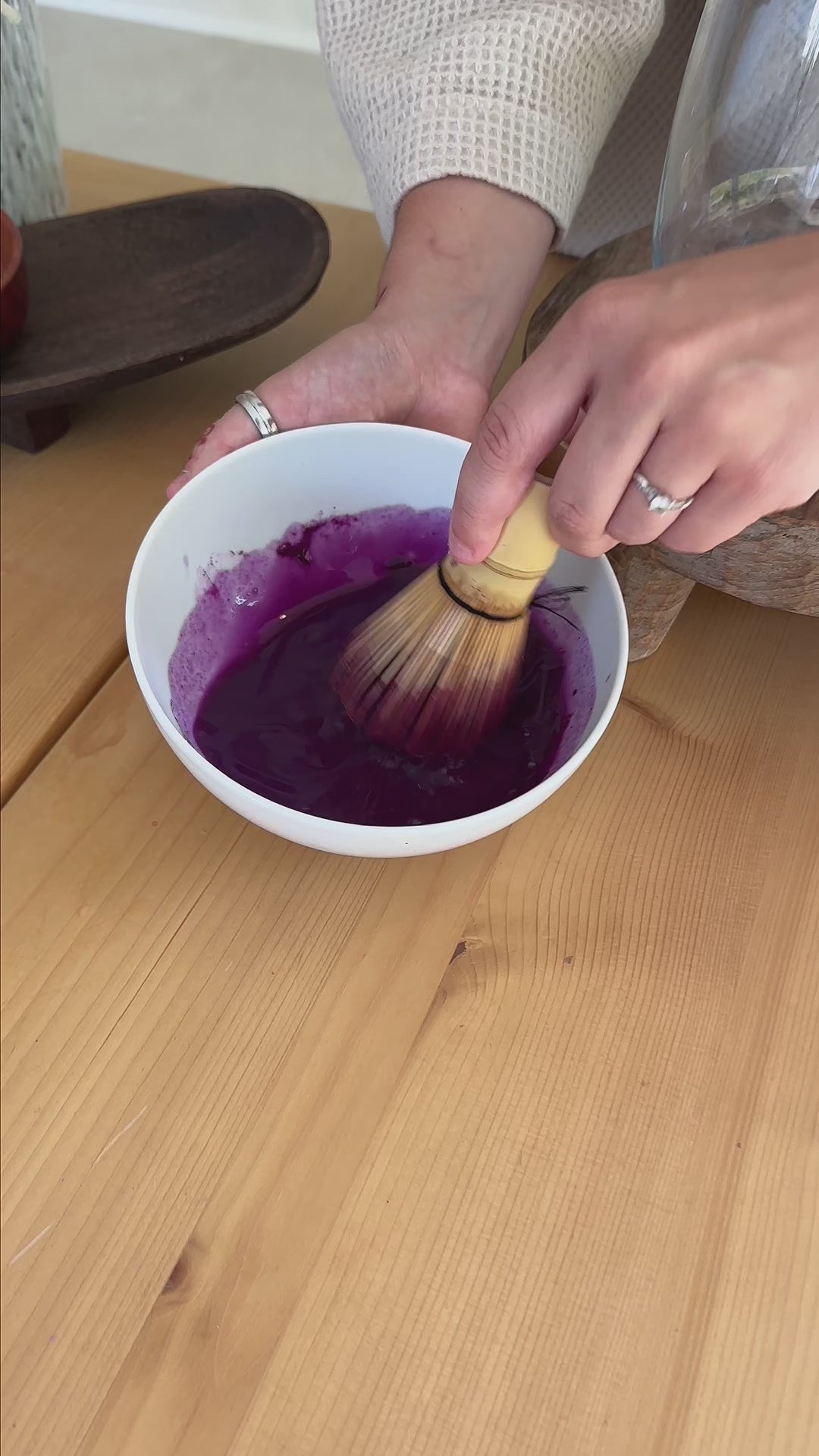 Bamboo whisk